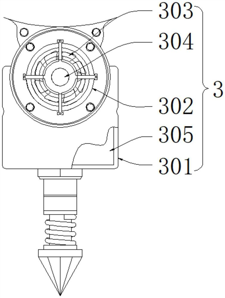 Water flow velocity detector for hydrogeological survey