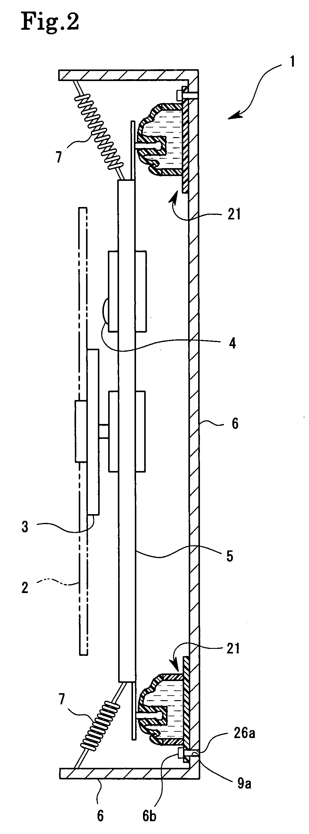 Viscous fluid-sealed damper