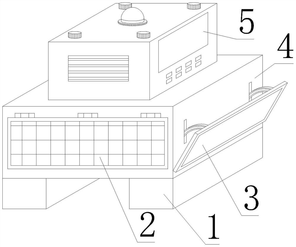 Road engineering detection device based on BIM