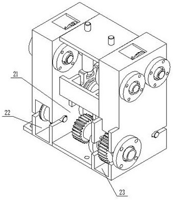 Galvanizing lifting and pressing linkage device