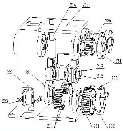 Galvanizing lifting and pressing linkage device