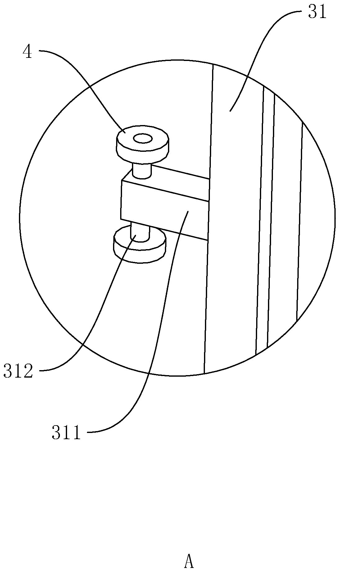 Anti-collision guardrail for municipal engineering