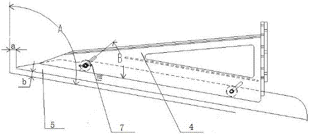 Automatic strapping machine pressure material support material adjustment mechanism