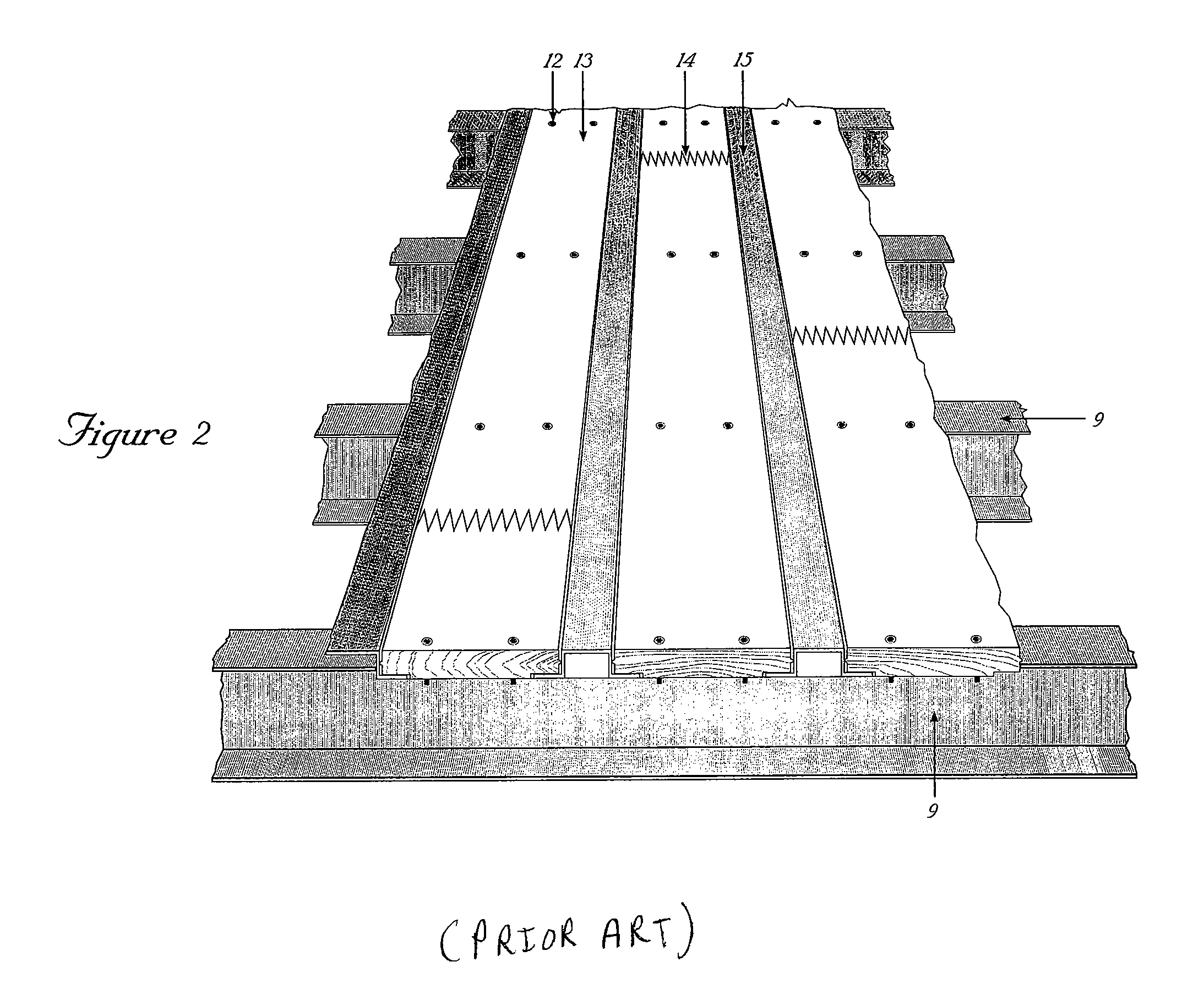 Flexible composite lap joint for trailer flooring