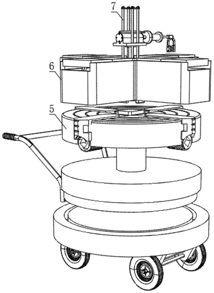 Transfer device provided with classified delivery assembly and used for fabricated building construction and method