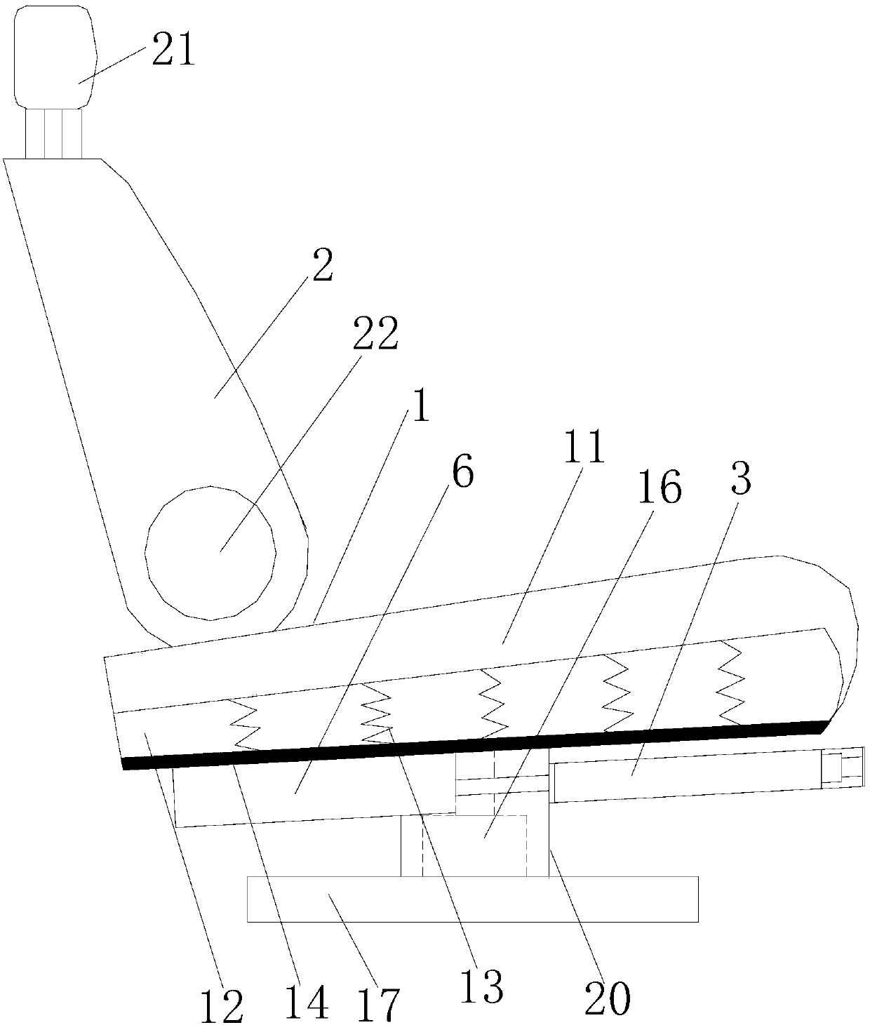 Car seat with leg supporting function