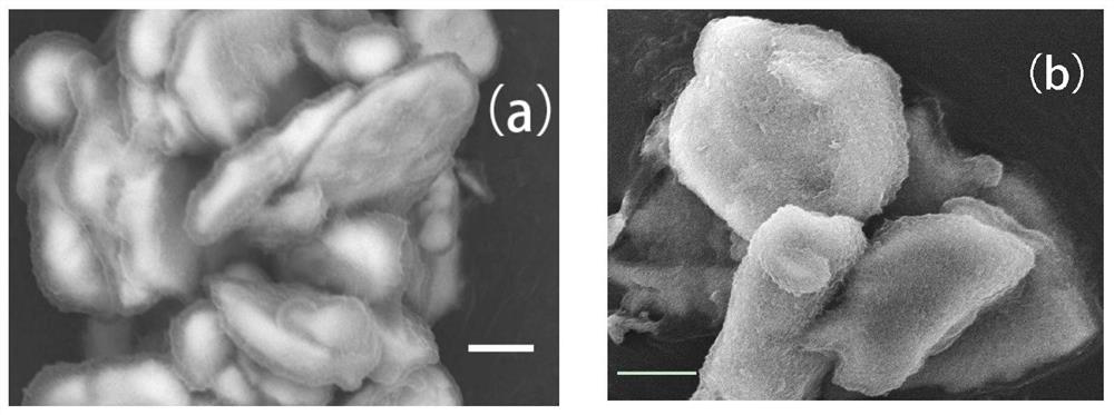 A preparation method of flaky carbonyl iron powder coated with crosslinking resin