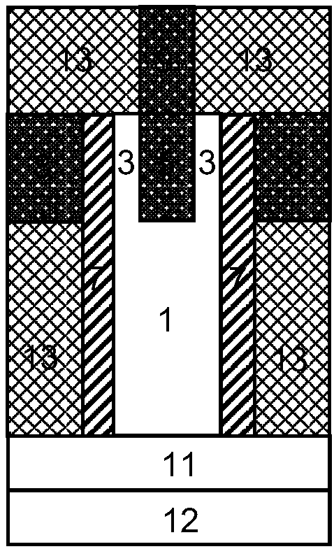 Double-sided-folded gate-controlled source/drain double tunneling type bidirectional conductive transistor and manufacturing method thereof