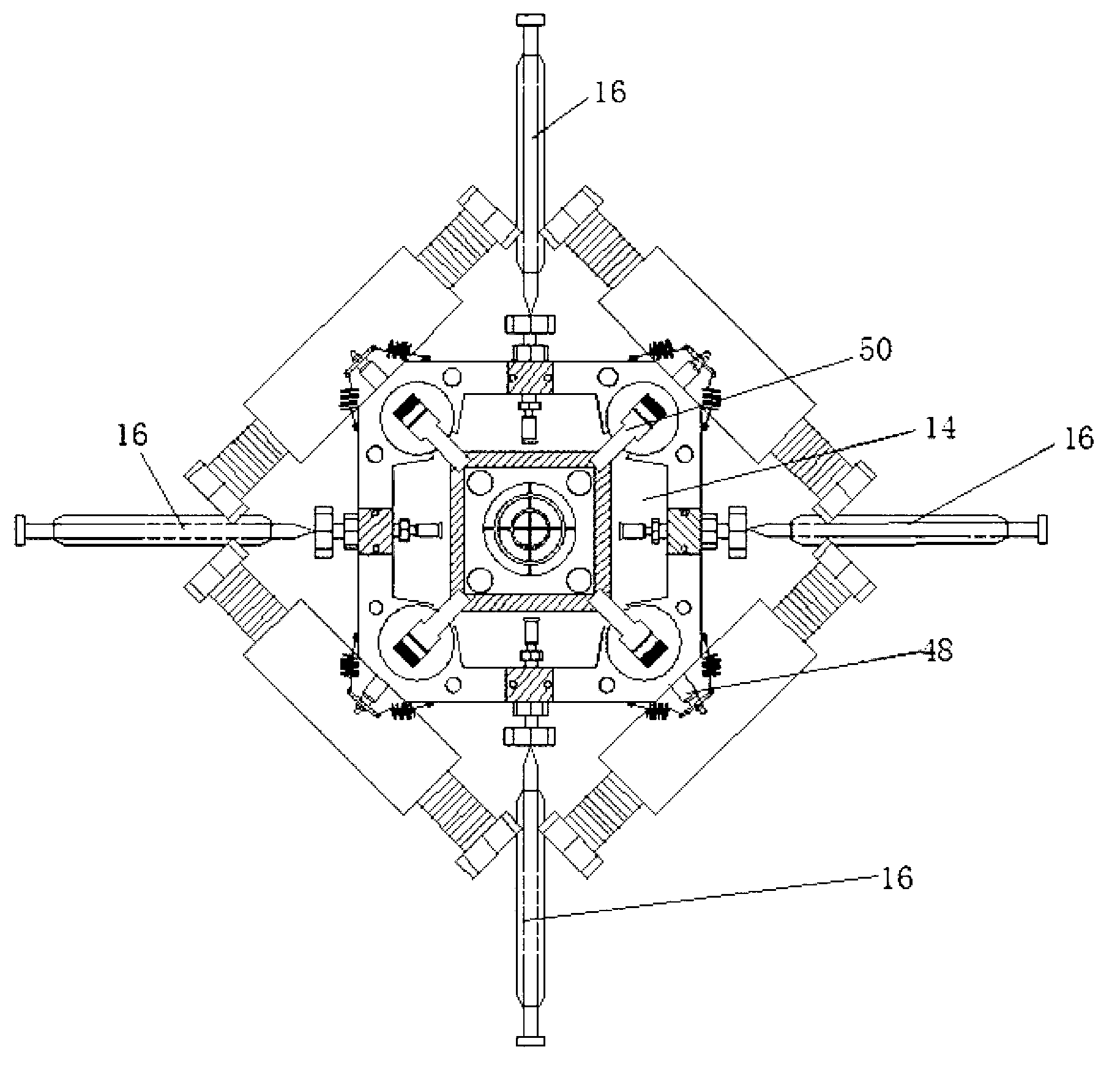 Dynamic true-triaxial apparatus for soil