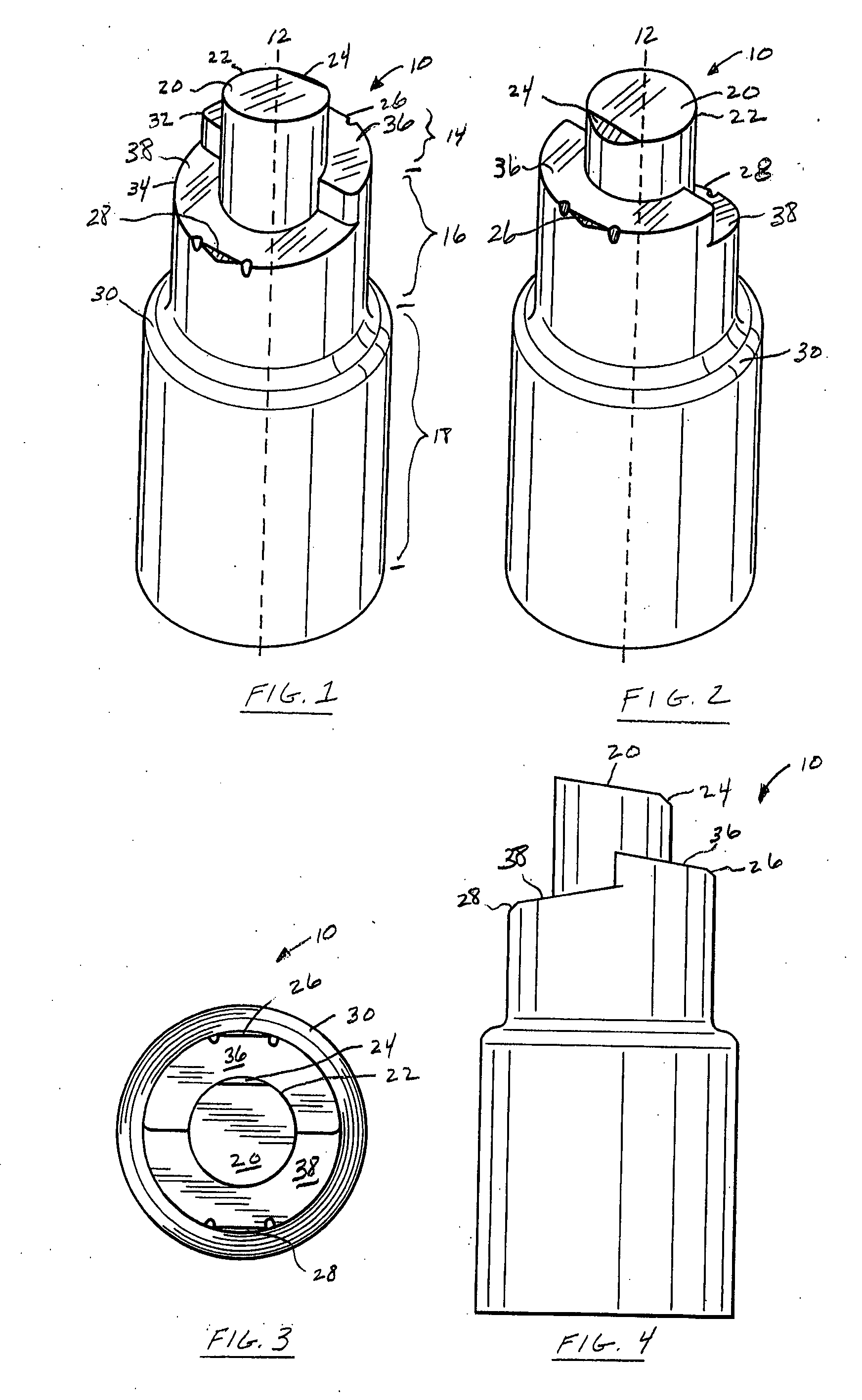 Punch, apparatus and method for forming opposing holes in a hollow part, and a part formed therefrom