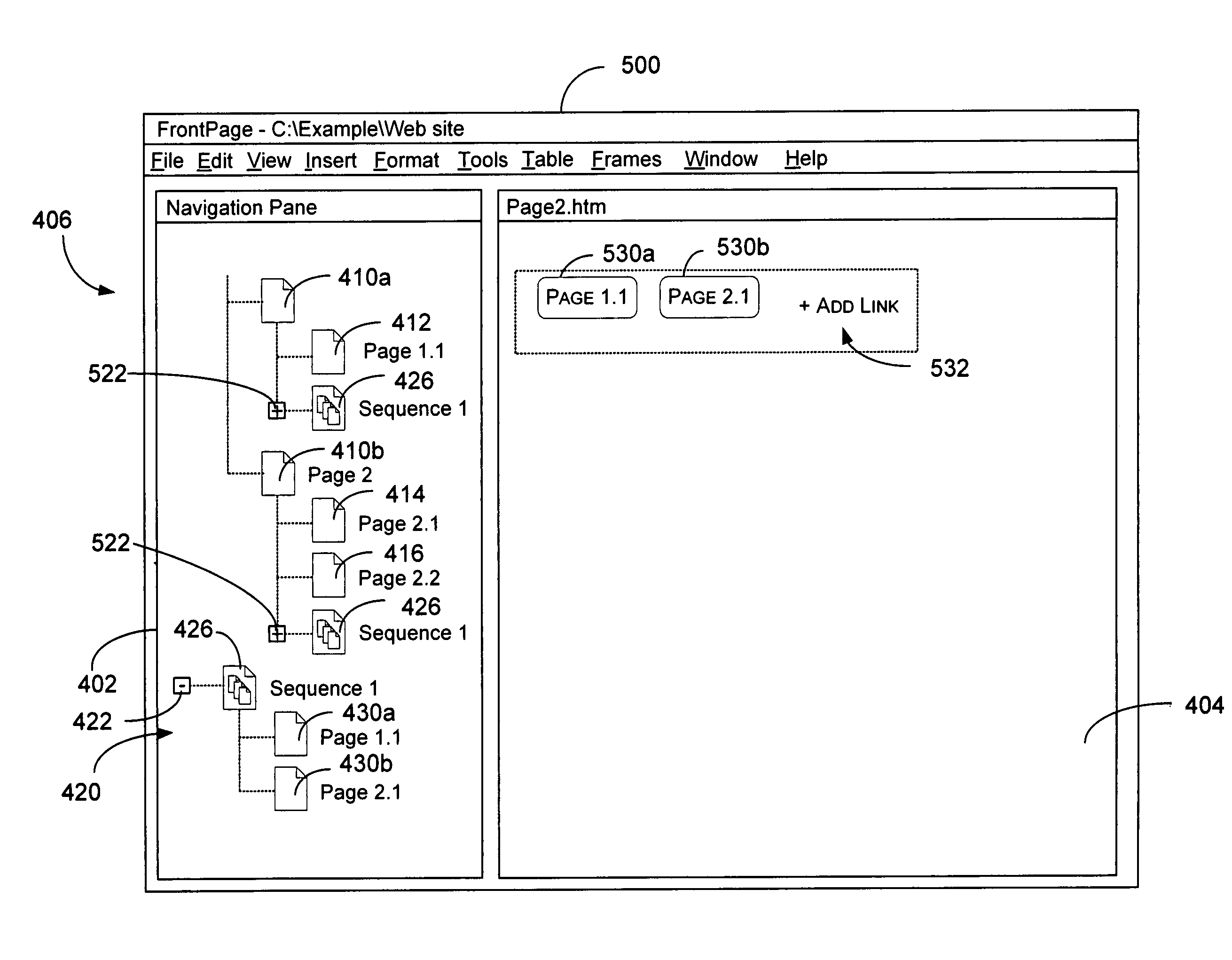 System and method for facilitating the design of a website