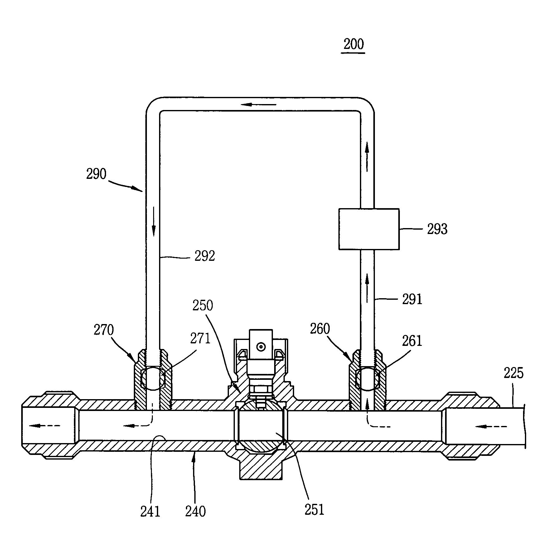 Service valve assembly and air conditioner having the same