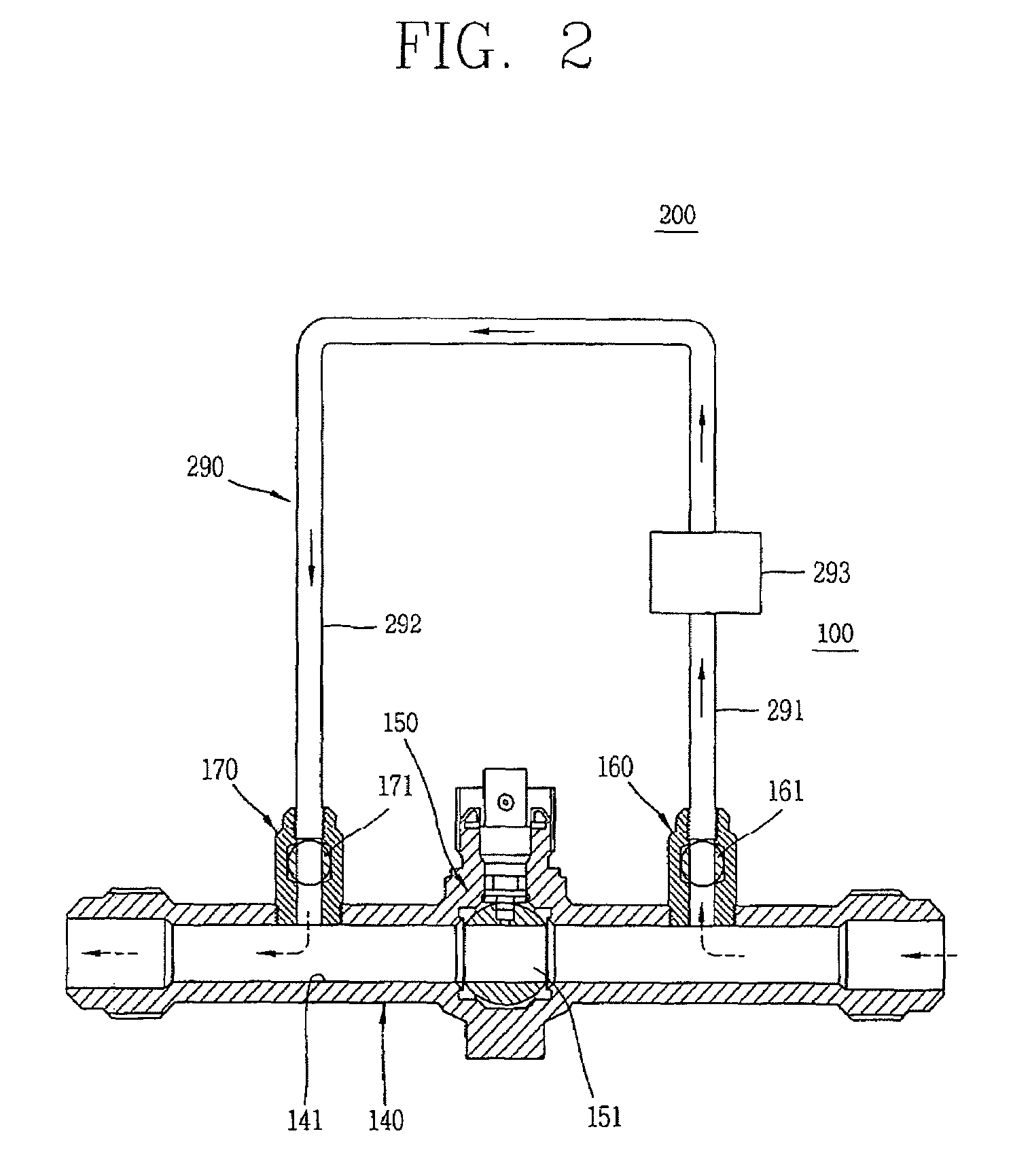 Service valve assembly and air conditioner having the same