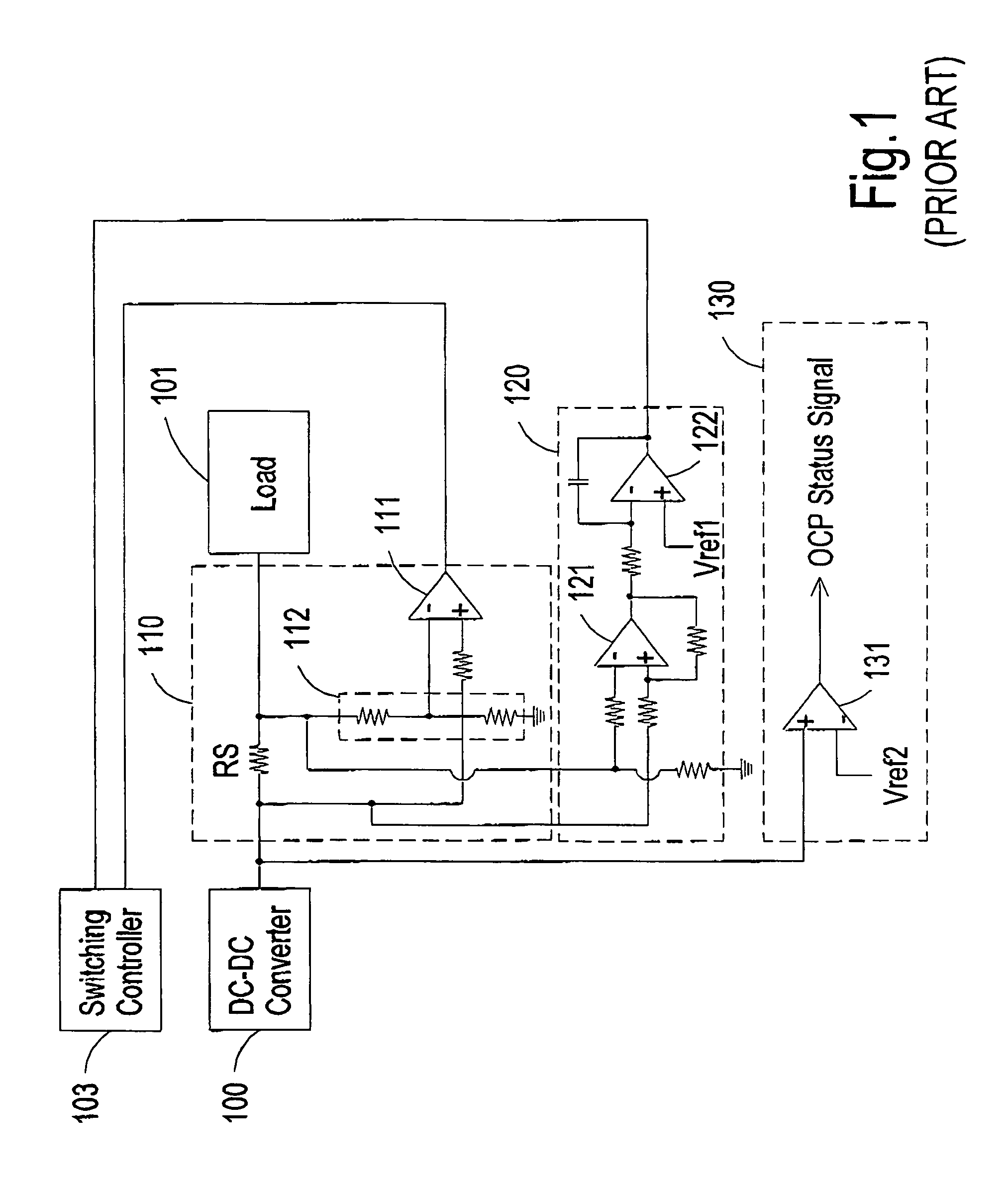 Parallel power supply with active droop current sharing circuit having current limiting function