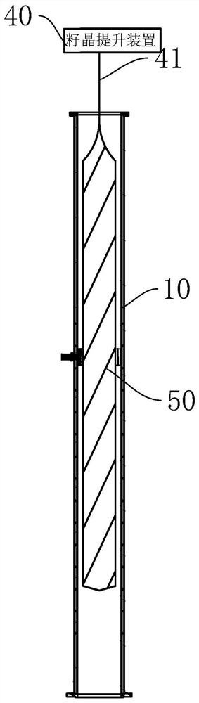 Operation method for preventing crystal bar from falling and crystal growing furnace with clamping device for preventing crystal bar from falling