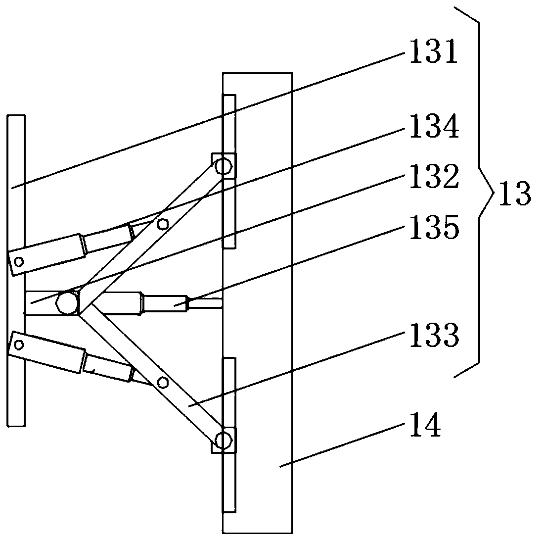 Edge planishing device for packaging box