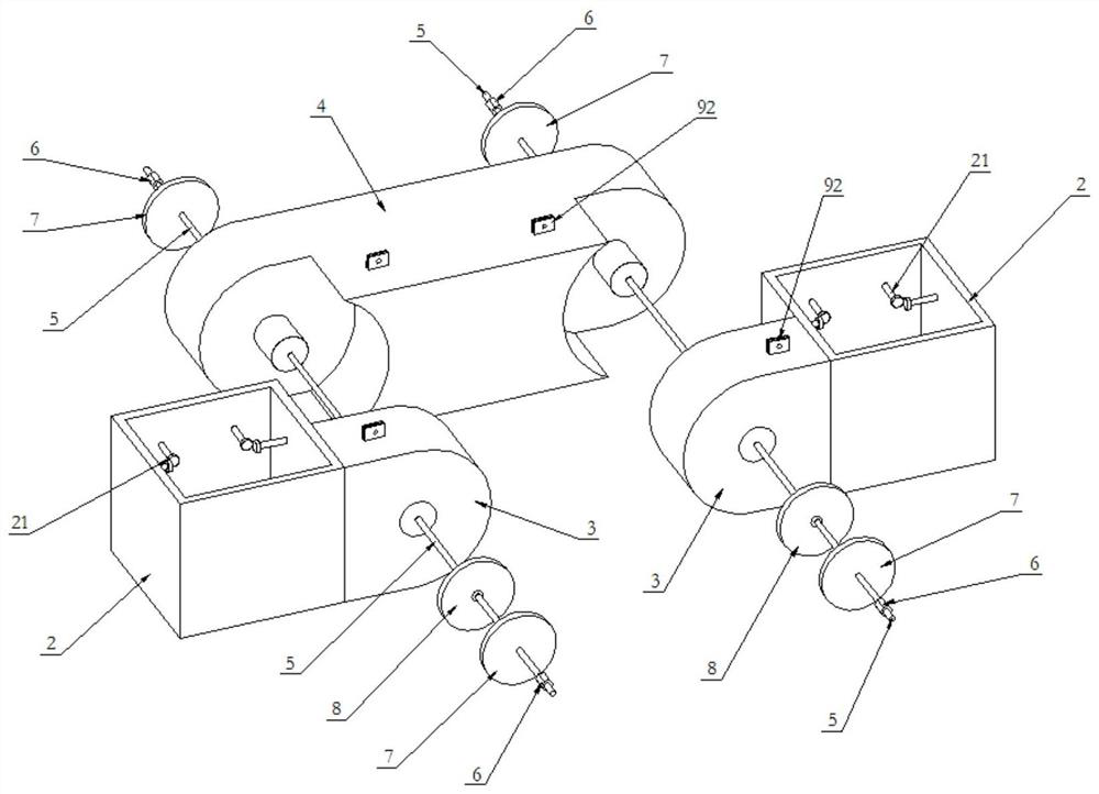 Steel friction hinge energy dissipation straining beam structure for double column piers and construction method thereof