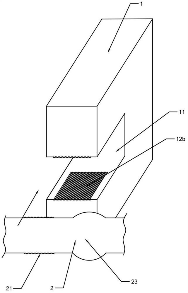 External thread rapid detection tool, manufacturing method and using method thereof