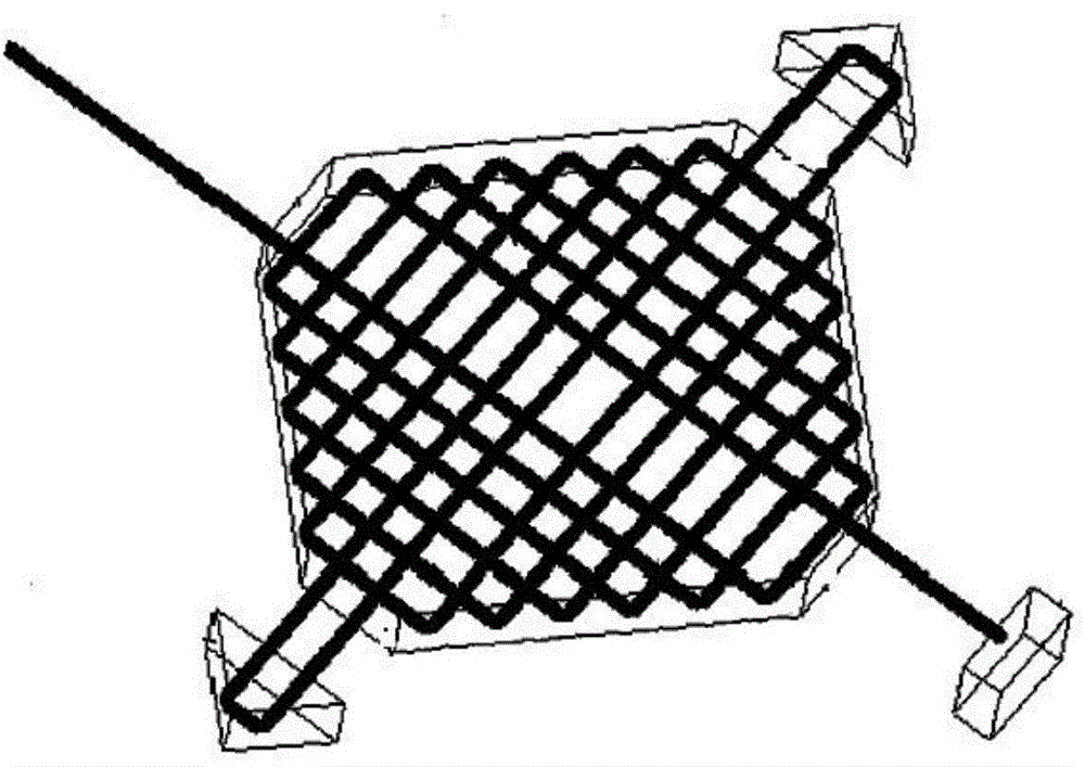 Multi-pass total reflection laser amplification module