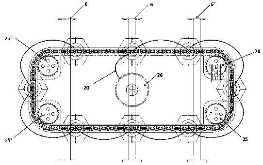 Plant factory adopting double-rotation mist spray planting