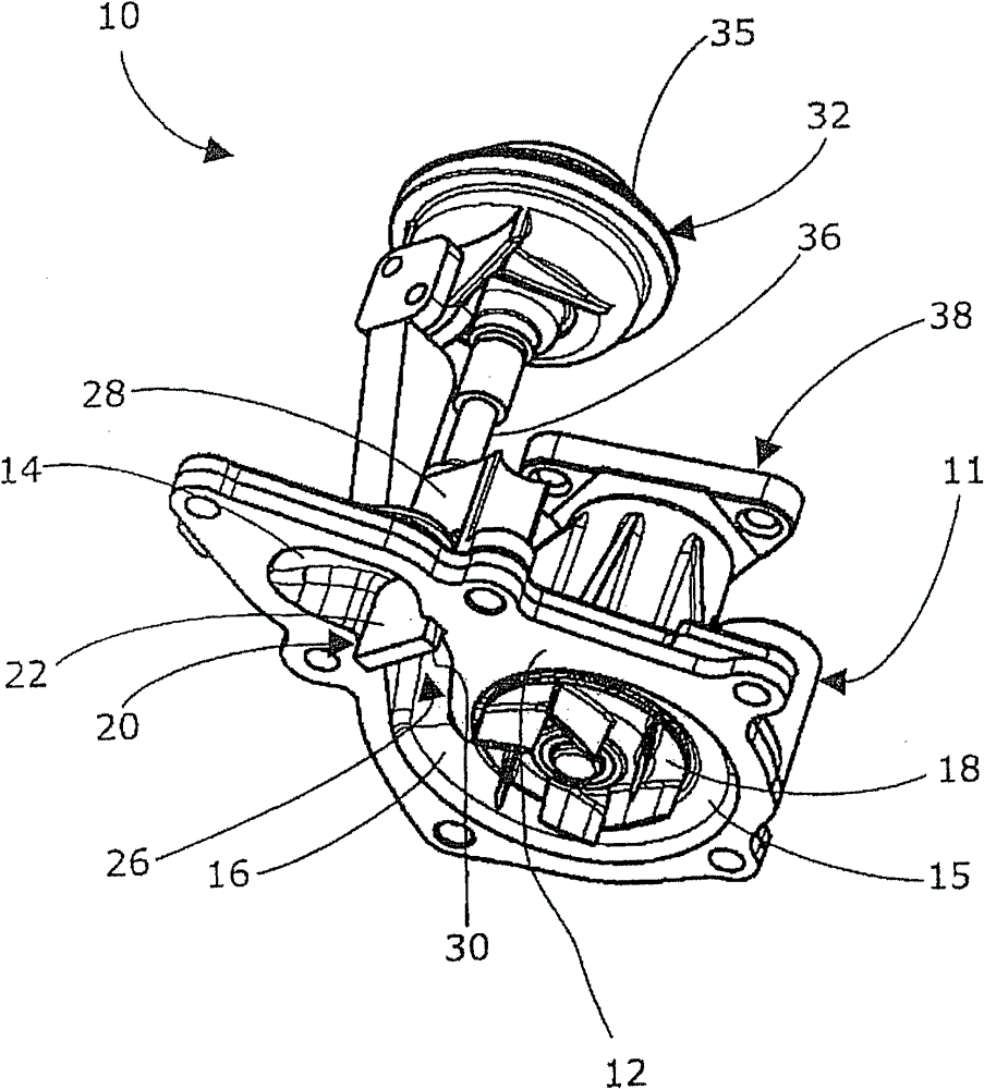 Mechanical coolant pump