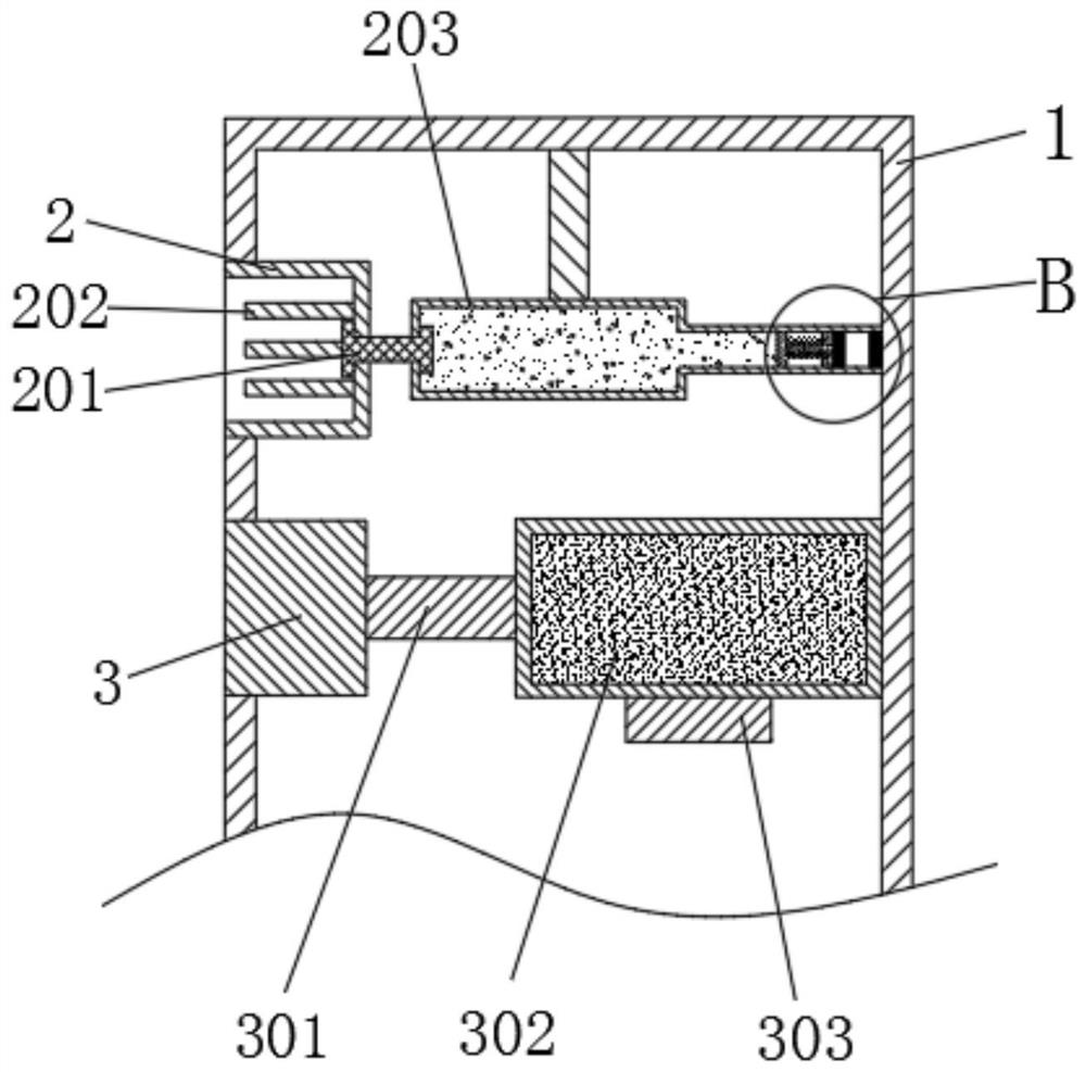 Charging pile with heat dissipation and protection functions for new energy automobile