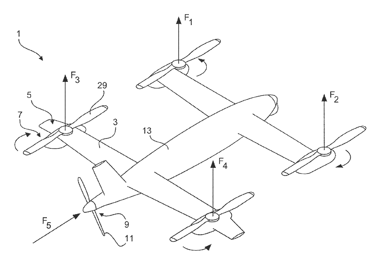 Aircraft capable of vertical take-off