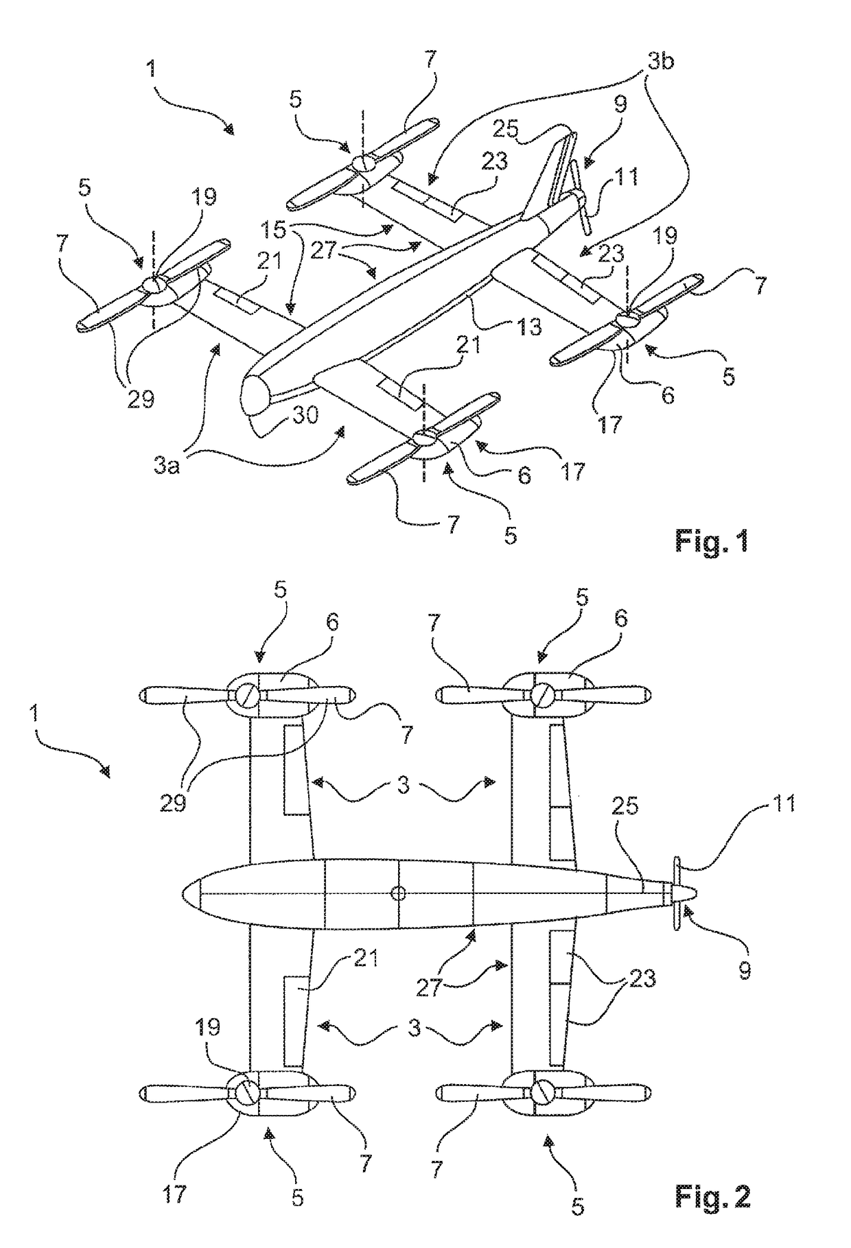 Aircraft capable of vertical take-off