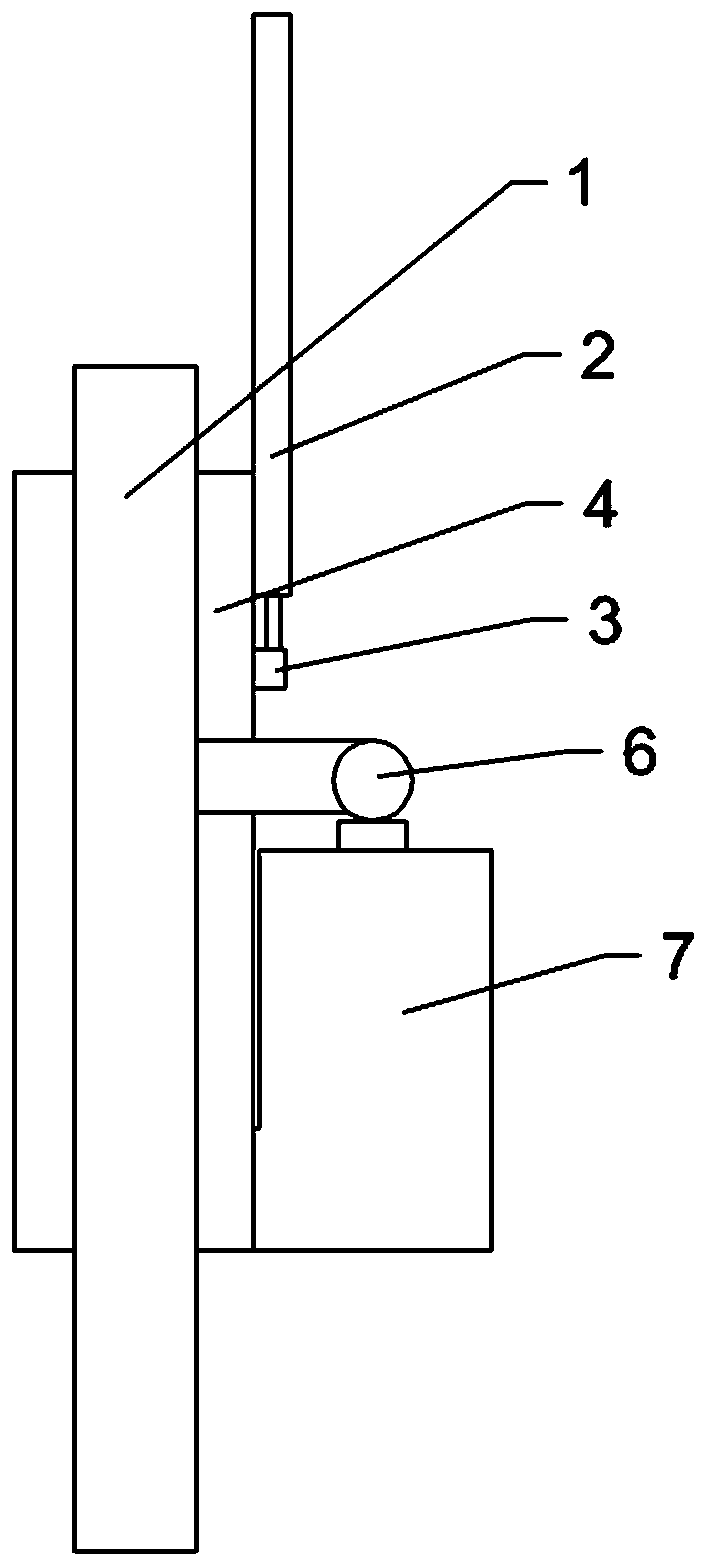 Bottle body swelling detecting device