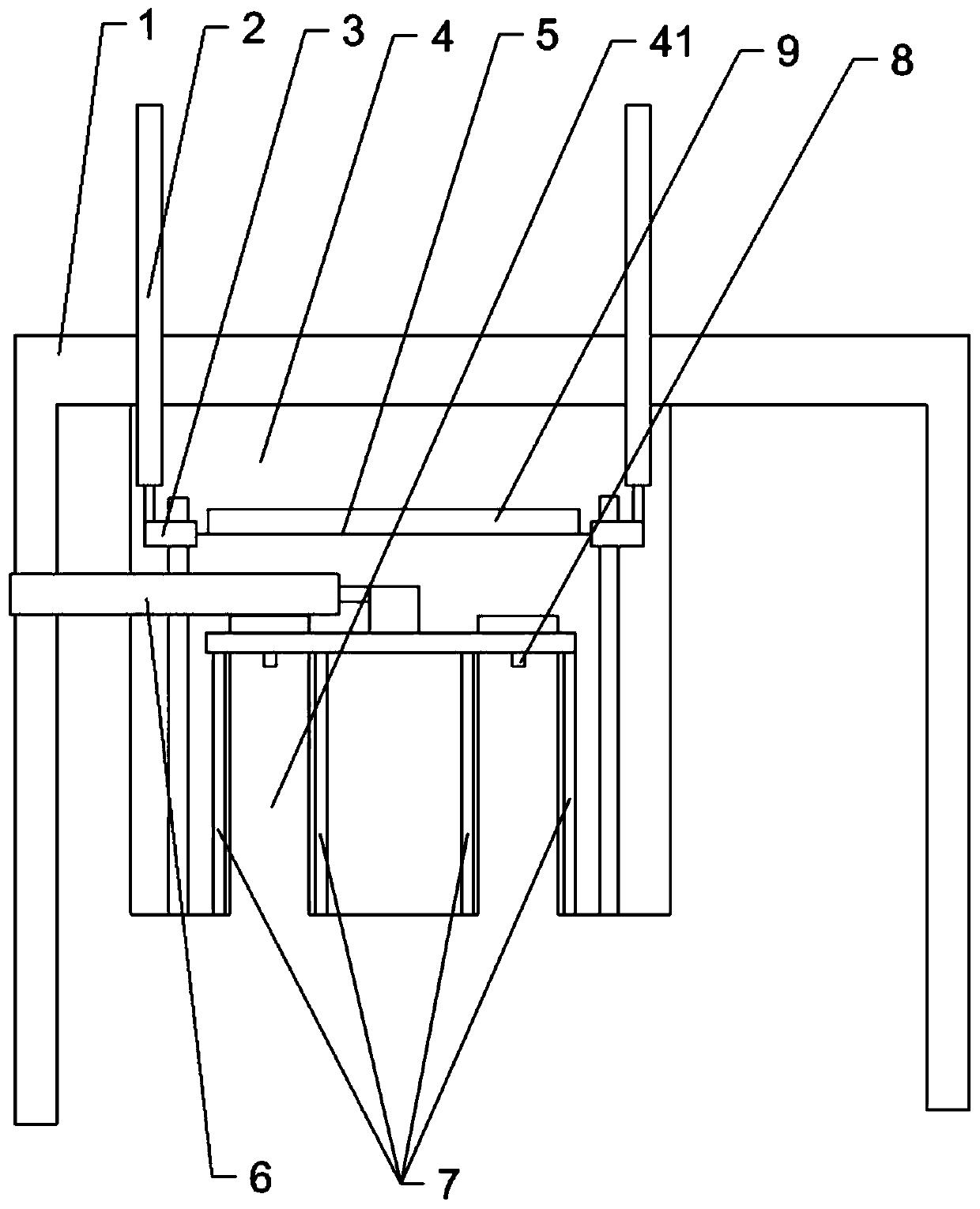 Bottle body swelling detecting device