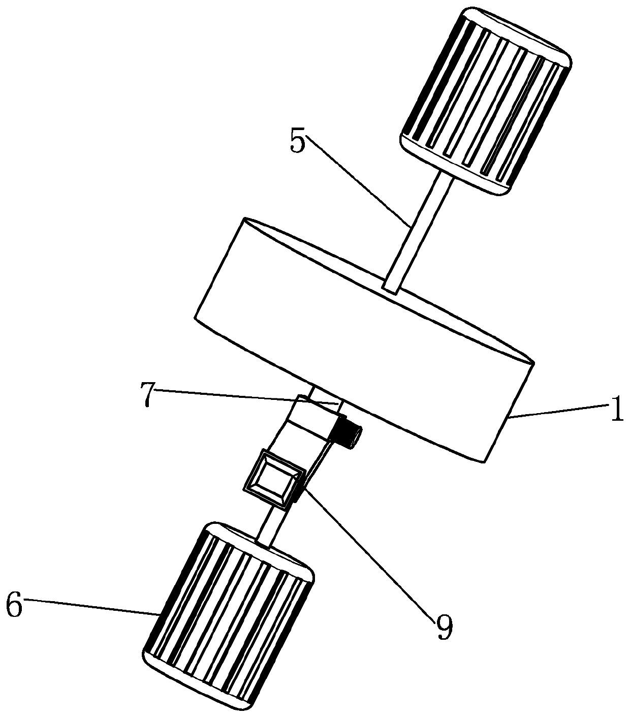 Grinding device used for grinding water-resistant oil-proof paper