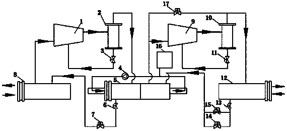 Ultra-high temperature cascade water source heat pump system