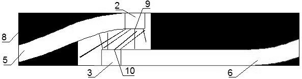 Grouting method and device for adjacent gate roads in internal staggered type dislocation coal mining method