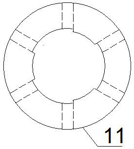 Grouting method and device for adjacent gate roads in internal staggered type dislocation coal mining method