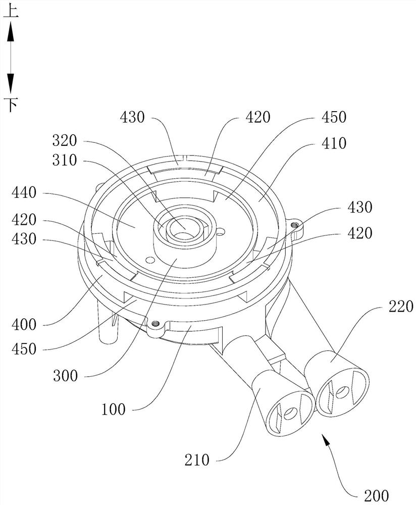 Furnace end assembly and gas cooker