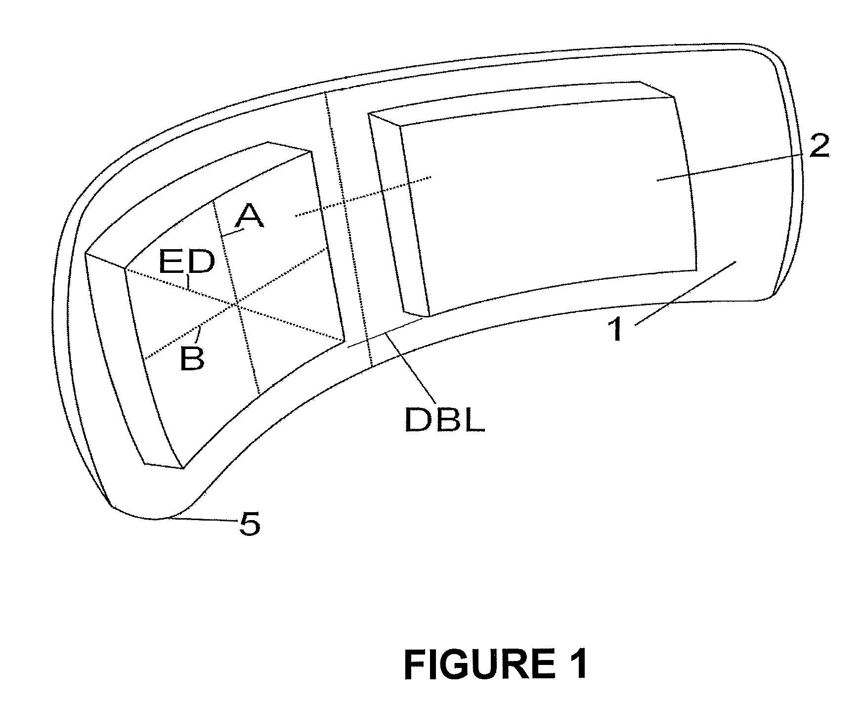 One-piece lens with surplus inner optical material