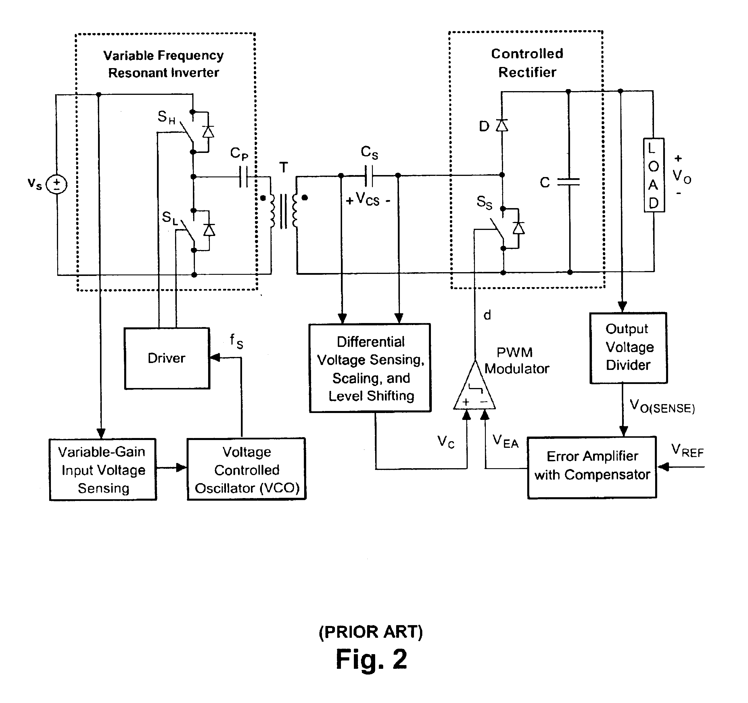 Contactless electrical energy transmission system having a primary side current feedback control and soft-switched secondary side rectifier