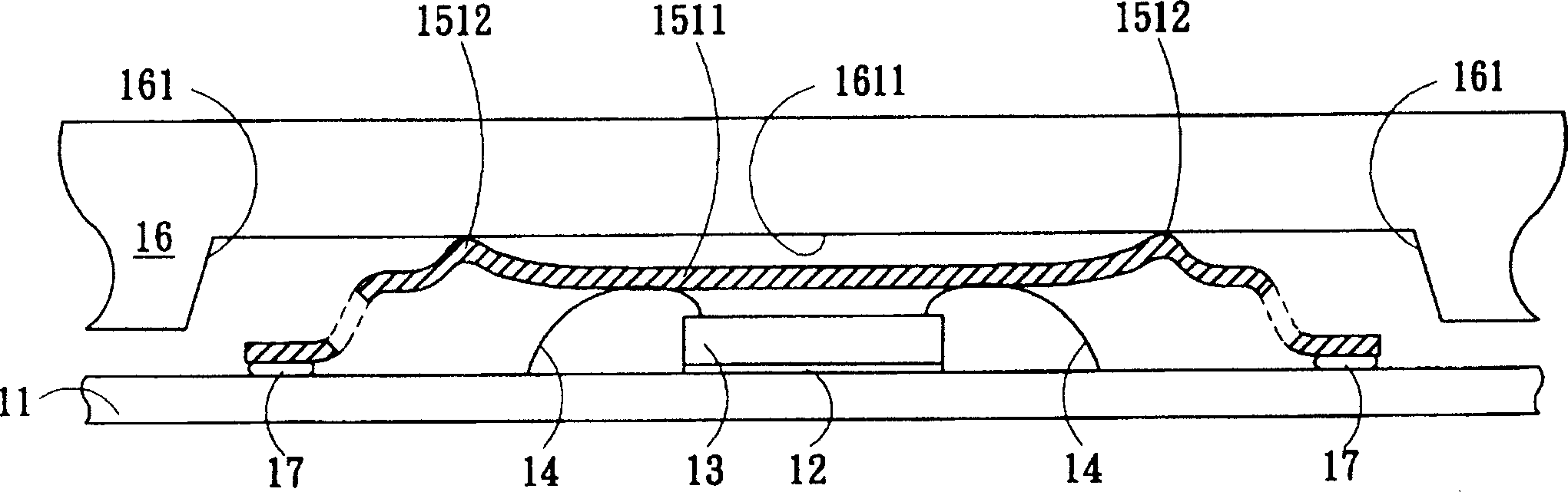 Radiating fin and its packing structure