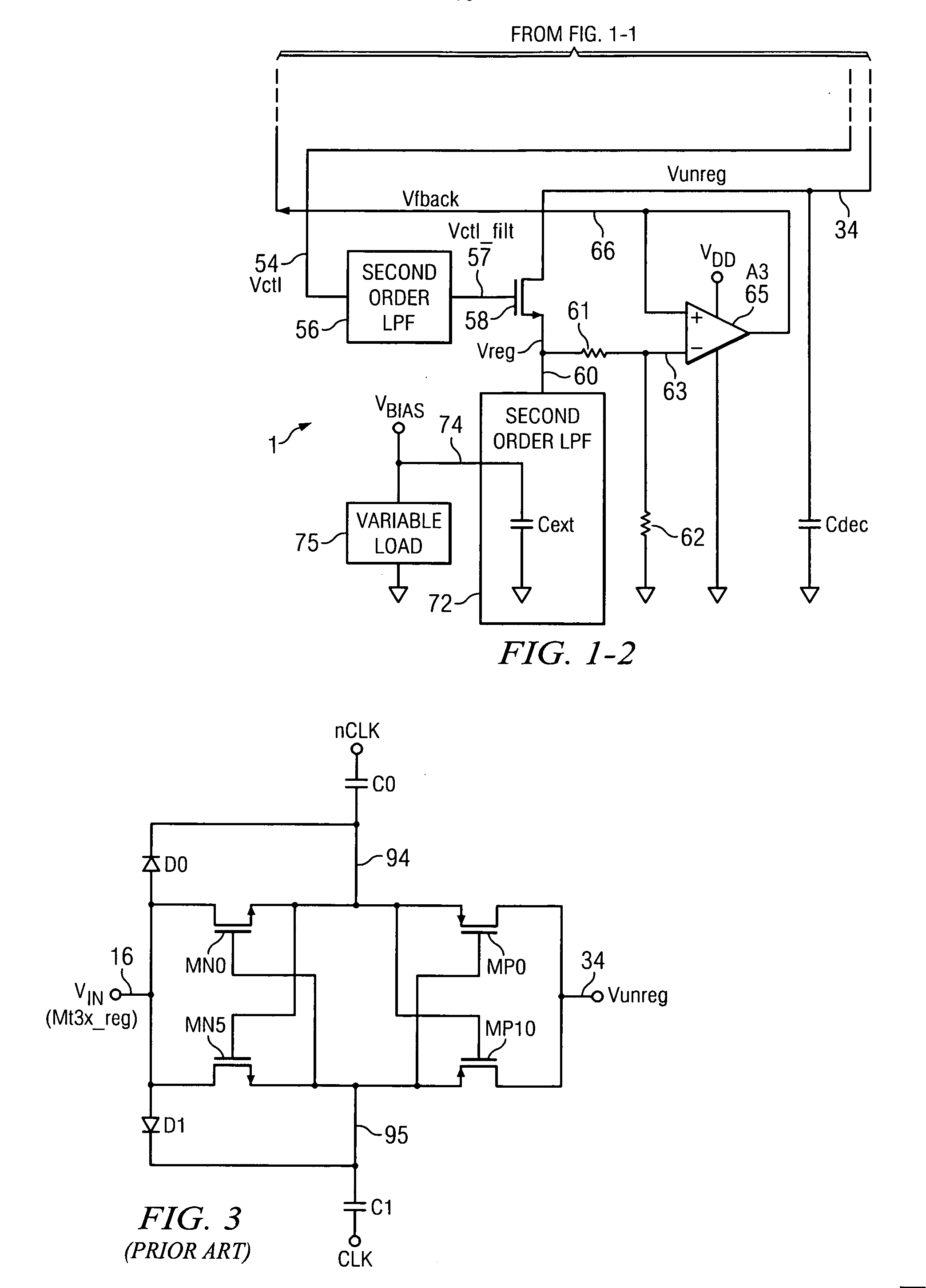 Master-slave low-noise charge pump circuit and method