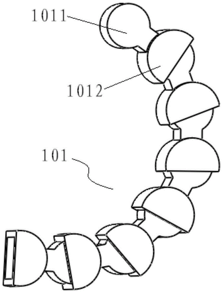 Flexible display device support device and flexible display