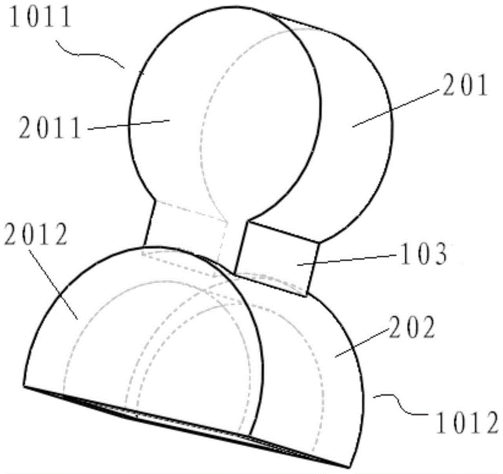 Flexible display device support device and flexible display