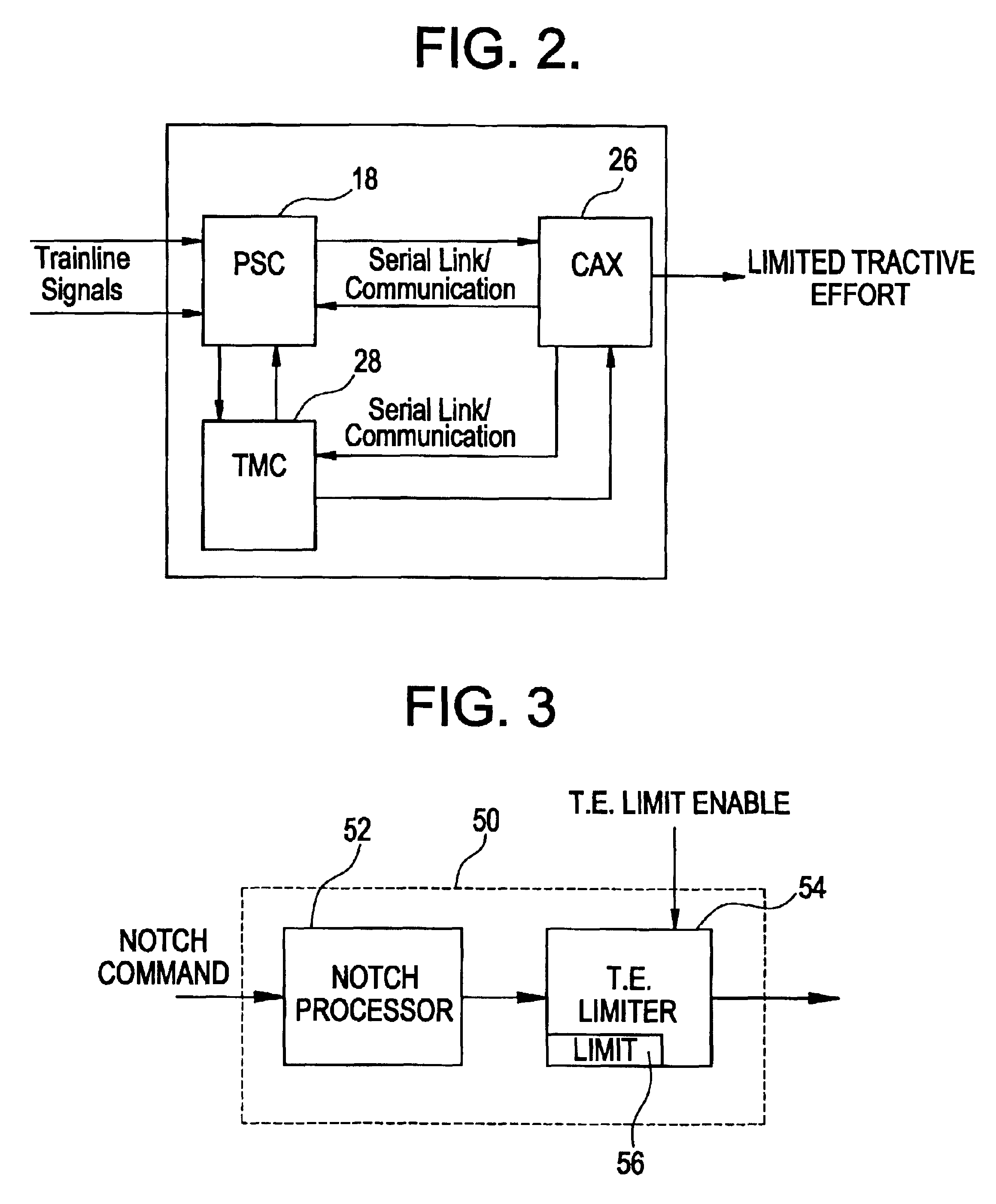 System and method for selectively limiting tractive effort to facilitate train control