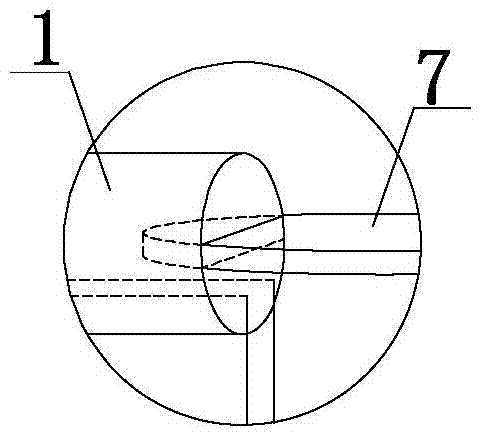 A single-point test device for impact pressure in the cooling zone of rolling steel and its test method