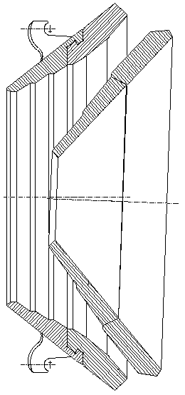 Rolling sand chamber assembly and method of cone sand making machine with diameter less than 2000mm