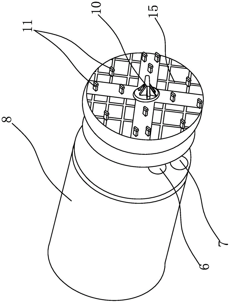 Push pipe construction method and push pipe device