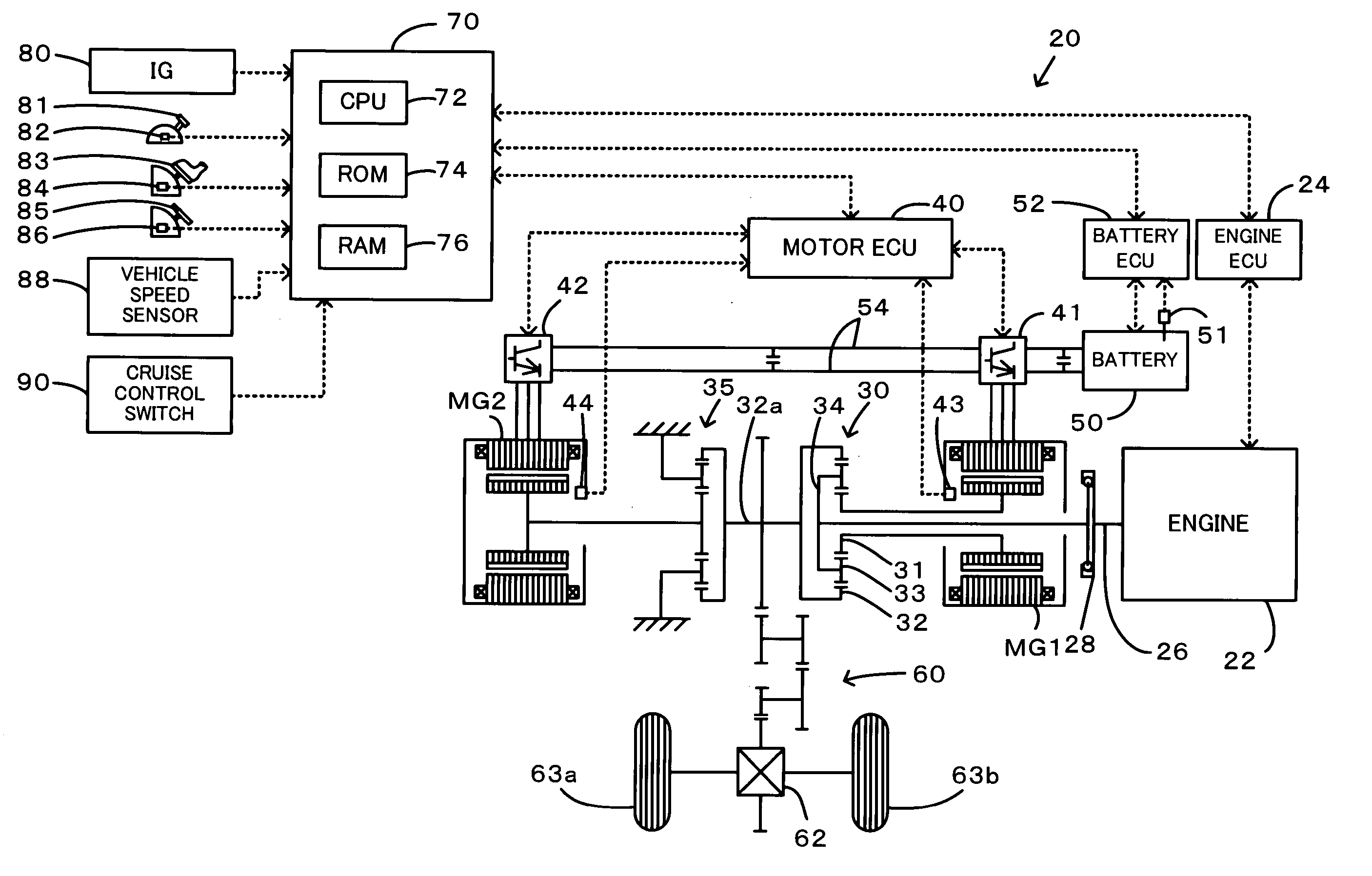 Hybrid vehicle and method of controlling the same