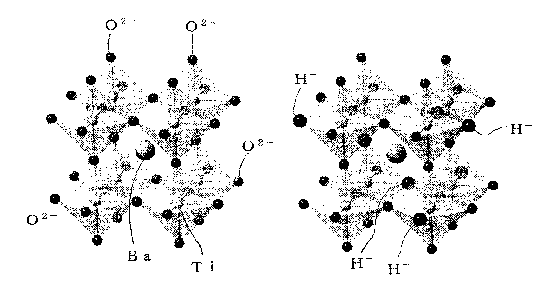 Perovskite oxide containing hydride ion, and method for manufacturing same