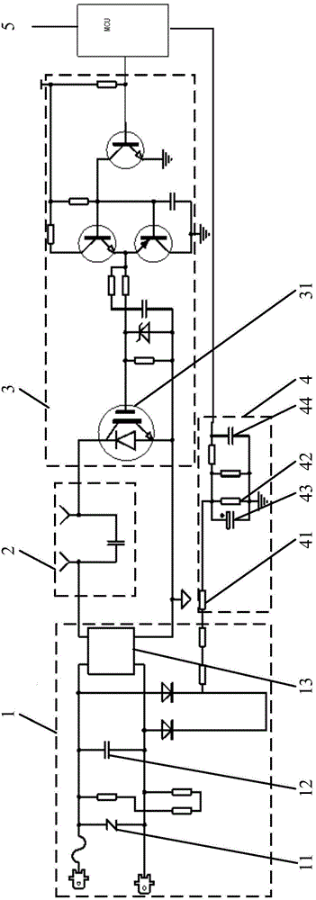 Power conditioning circuit of resistance-type hot plate, and cooking utensil