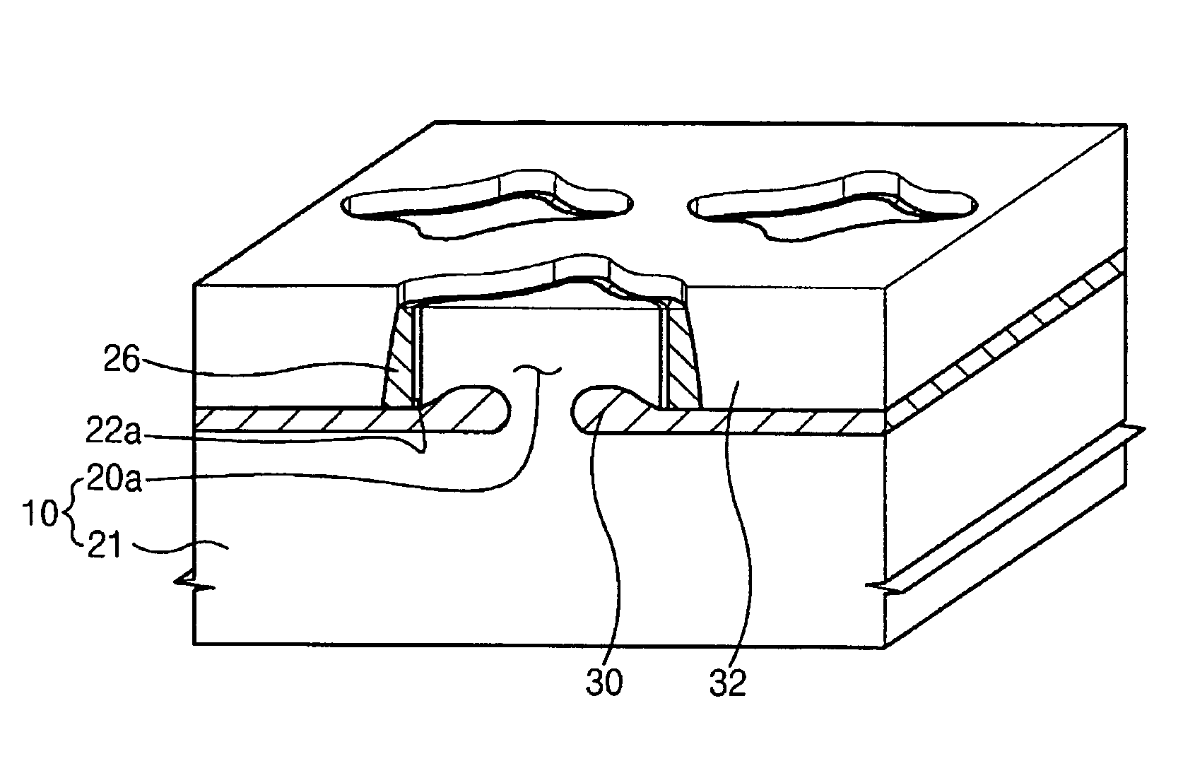 Methods of forming semiconductor devices having buried oxide patterns