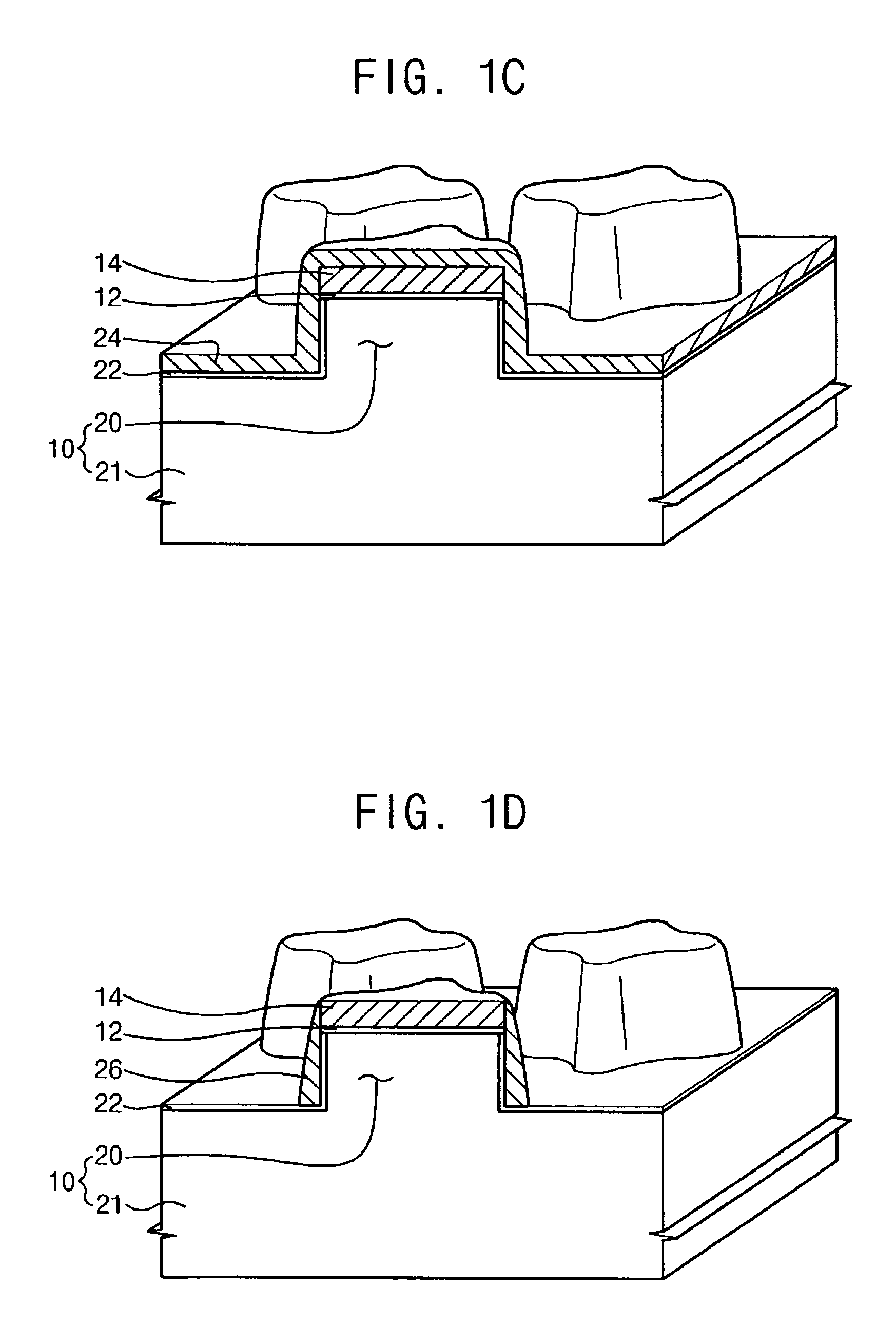 Methods of forming semiconductor devices having buried oxide patterns